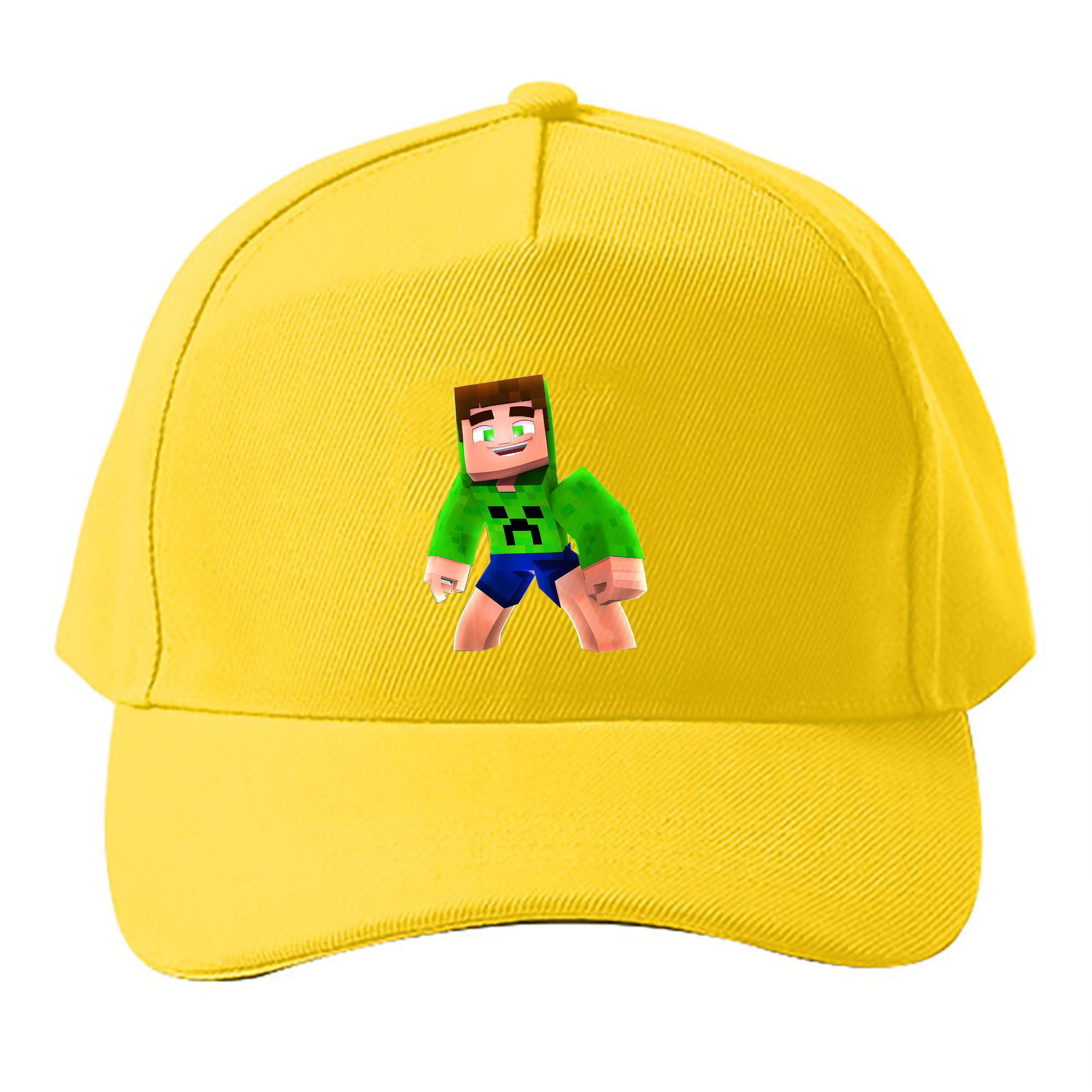 （画像用） マインクラフト ブロックの世界 Minecraft MC Block world ベースボールキャップ 綿100％ 男女兼用 帽子 スポーツ